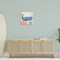 Stupell Industries Underwater Whimsical Whale Watercolor Canvas Wall Art